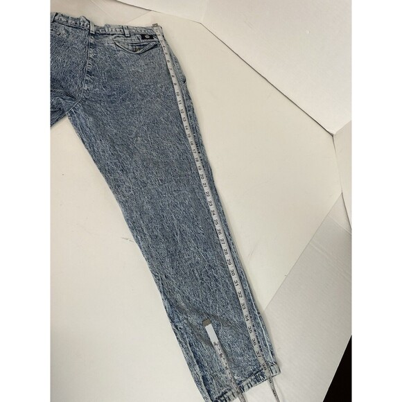 Vintage h.i.s. Americana Acid Washed Jeans, 36x30, USA Made Y2K Skater - Picture 9 of 10